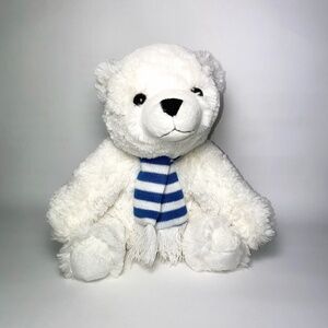 White Polar Bear Stuff Animal Kids Toy NWOT